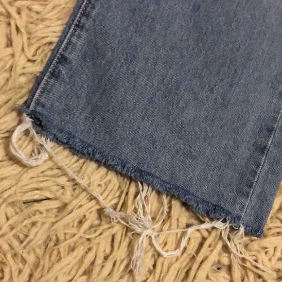 Levi’s High Waisted Straight Raw Hem Jeans-Sz 25 - Picture 4 of 16